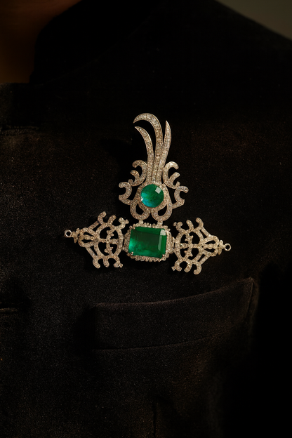 92.5 Silver Verdant Brooch