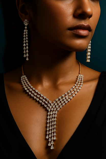 Statement Bowtie Necklace Set