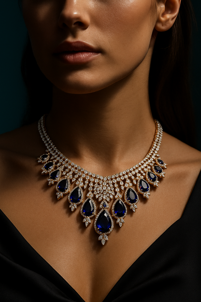 Azure Aura Necklace Set