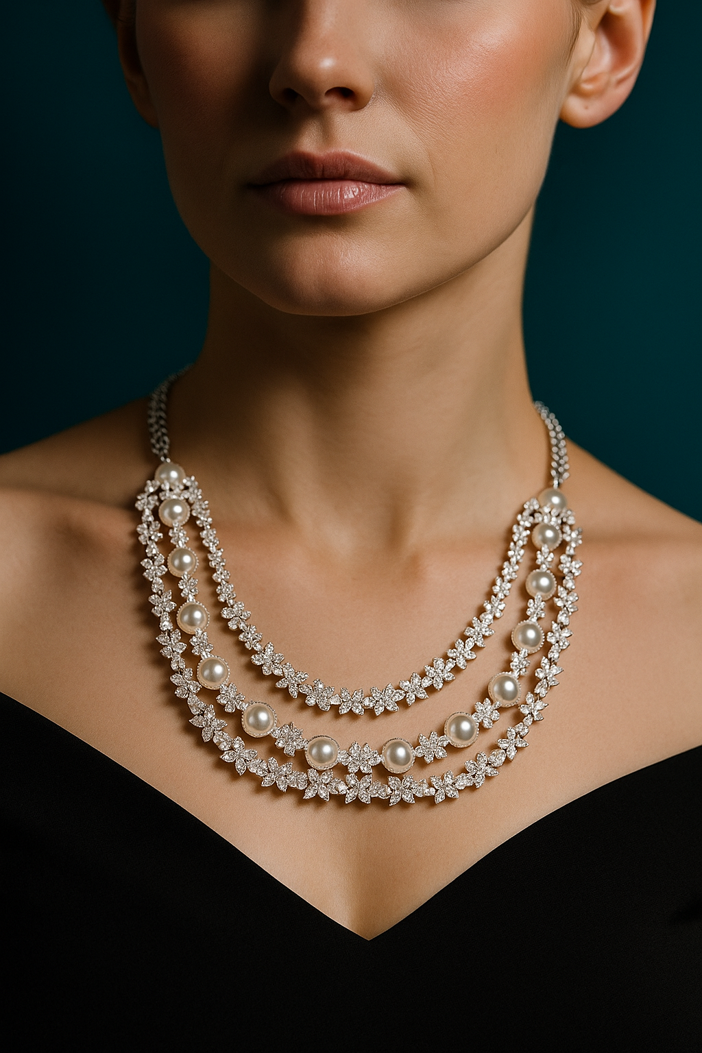Pearl Radiance Necklace Set