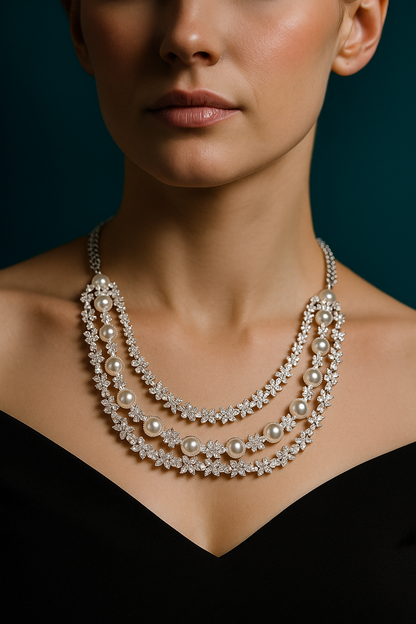Pearl Radiance Necklace Set