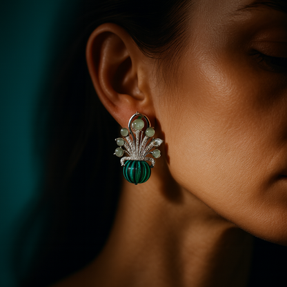 Pure Silver Bloom Earrings