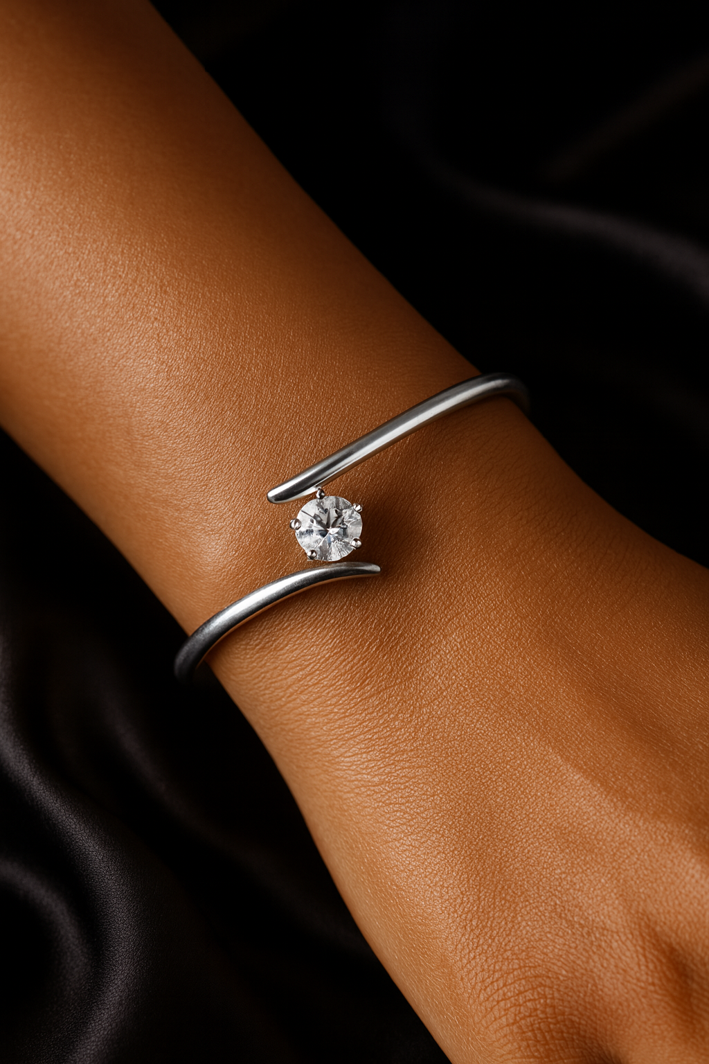 Elegant Solitaire Bracelet