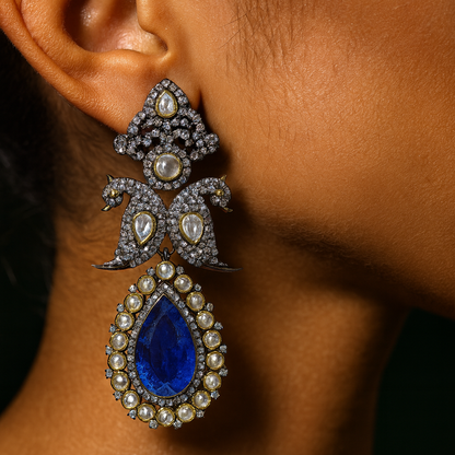 Azure Statement Earrings