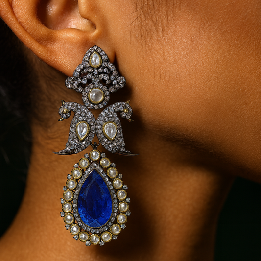 Azure Statement Earrings