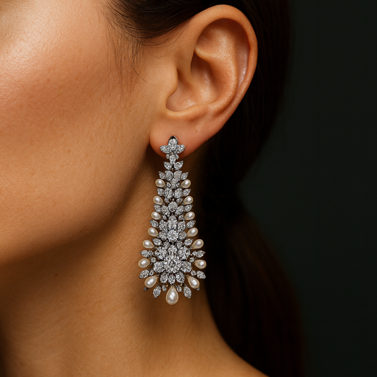 Pearl Long Danglers