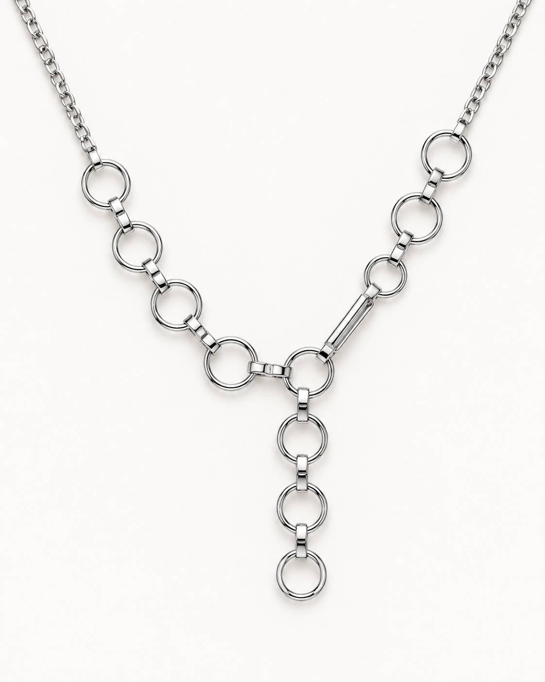Pure Silver Sapphire Seraph Chain Pendant