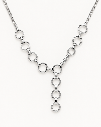 Pure Silver Sapphire Seraph Chain Pendant