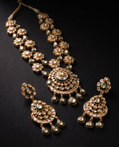 Royal Polki Heirloom Necklace Set
