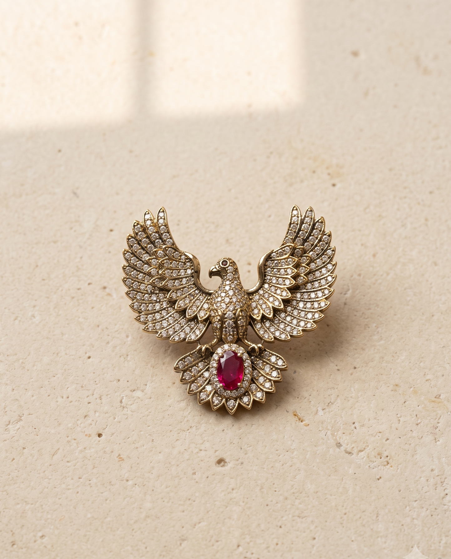 Royal Falcon Brooch