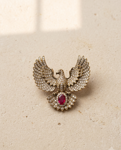 Royal Falcon Brooch