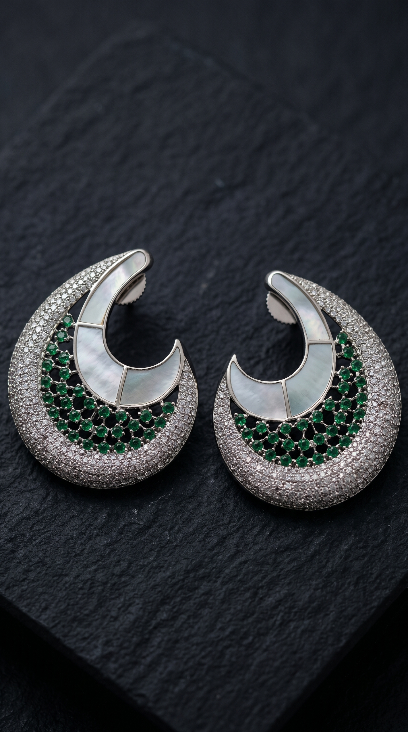 Pearl Eclipse Earrings
