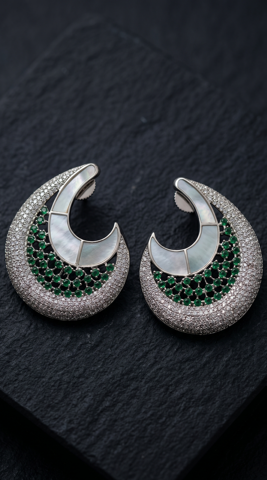 Pearl Eclipse Earrings