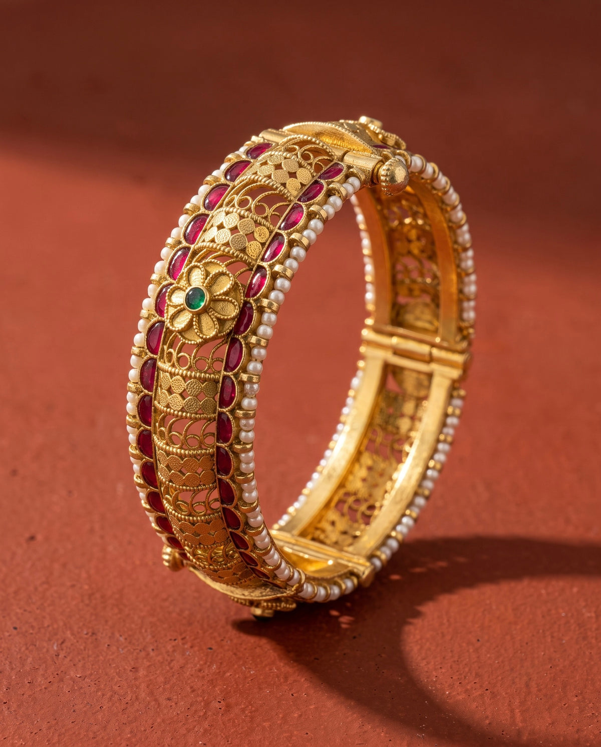 Golden Kundan Bracelet