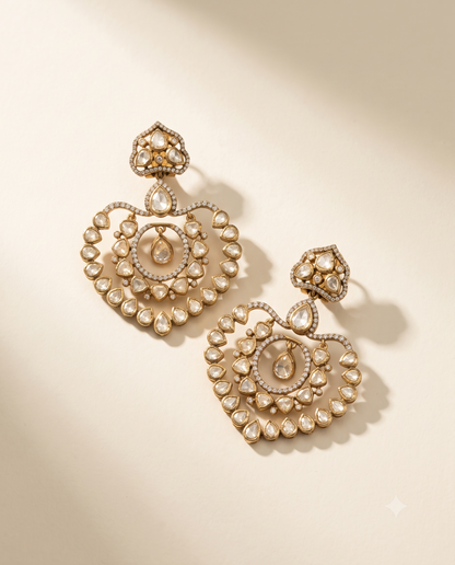 Golden Zeena Jhumkas