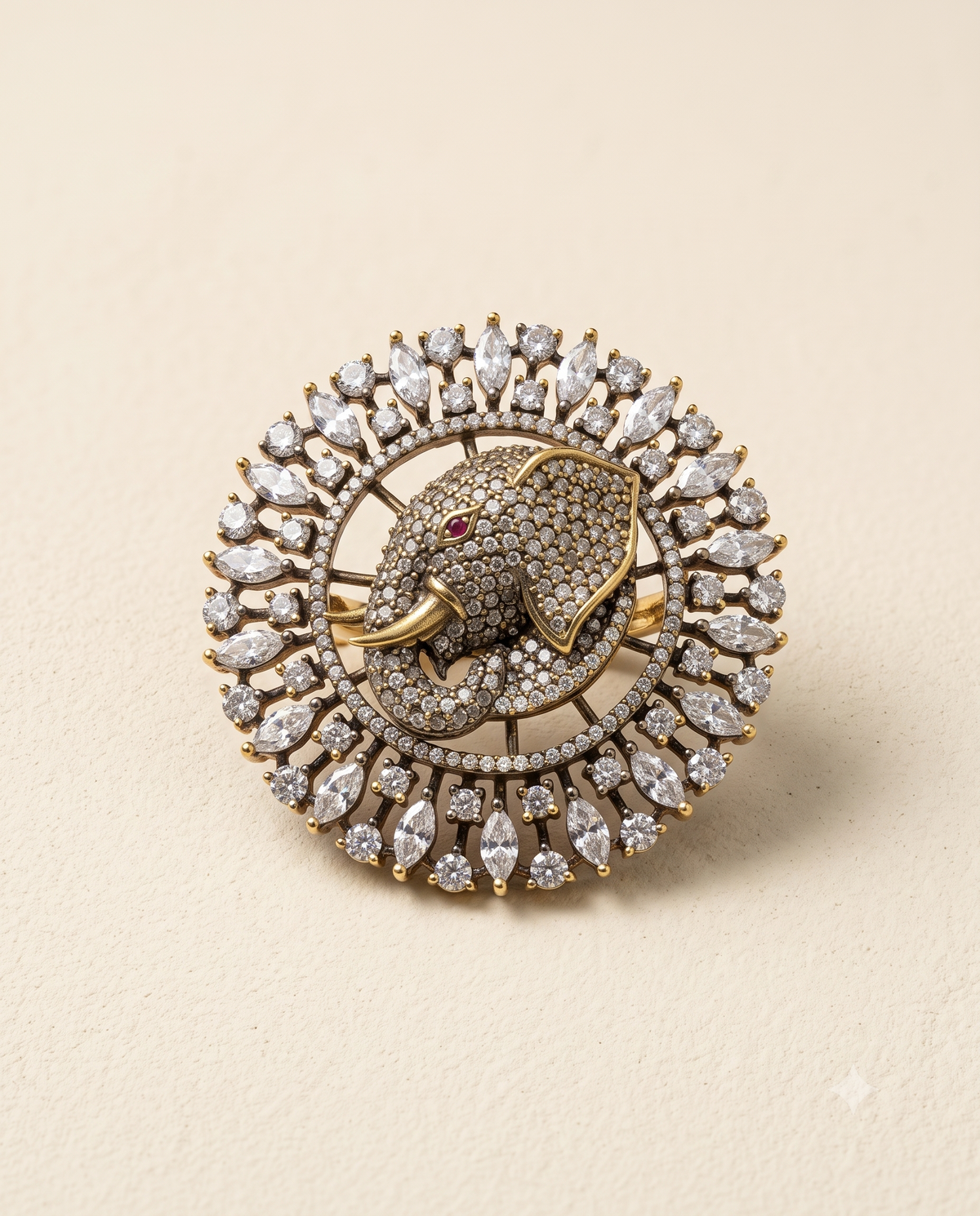 Gaj Halo Brooch