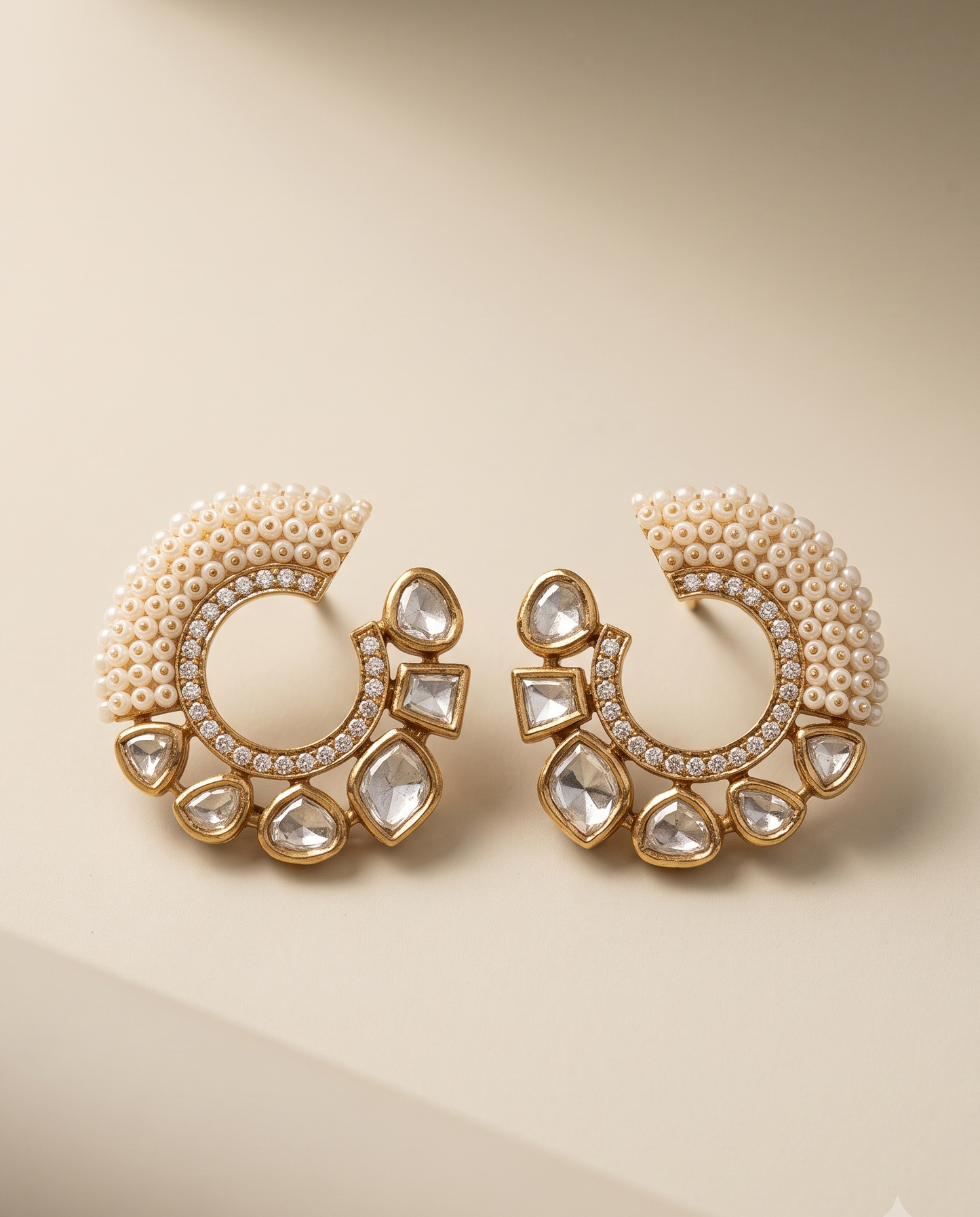 Spiral Sparkle Studs