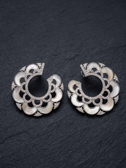 Pearl Orbit Earrings
