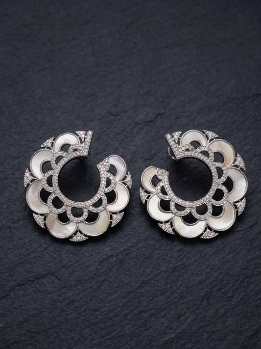 Pearl Orbit Earrings