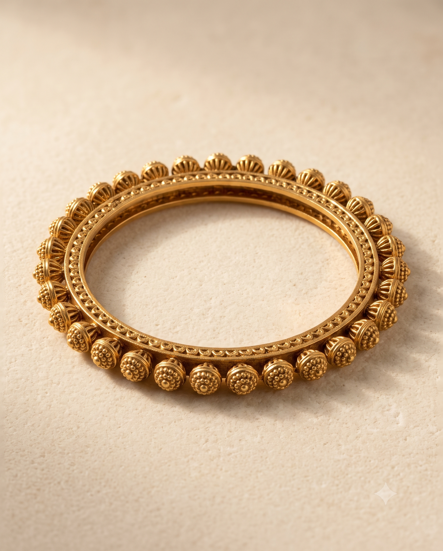 Golden Mesh Kada Bracelet