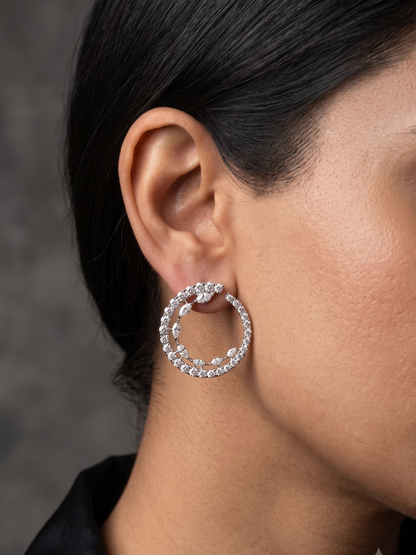 Chic Dual Hoops