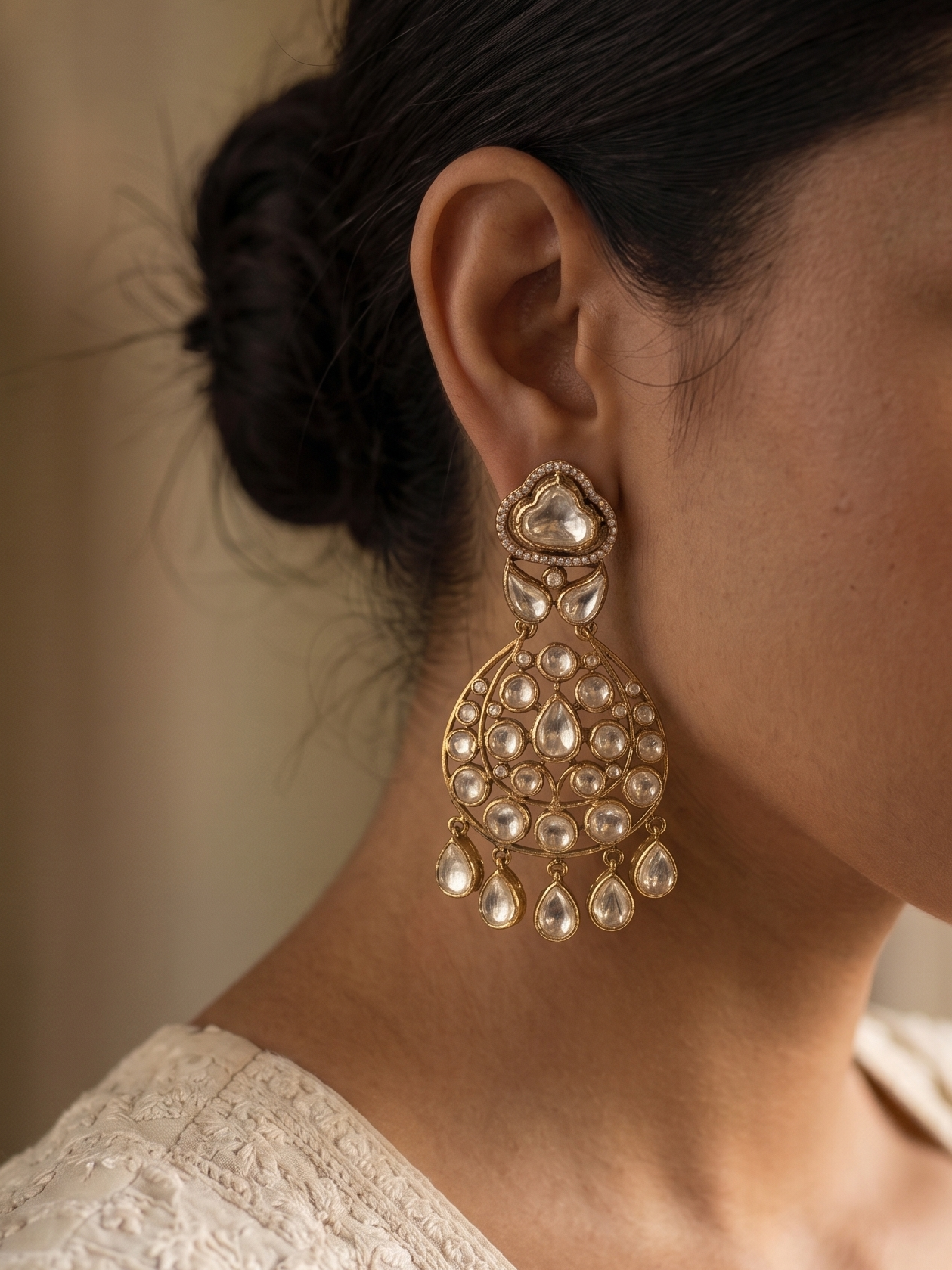 Noor Polki Earrings