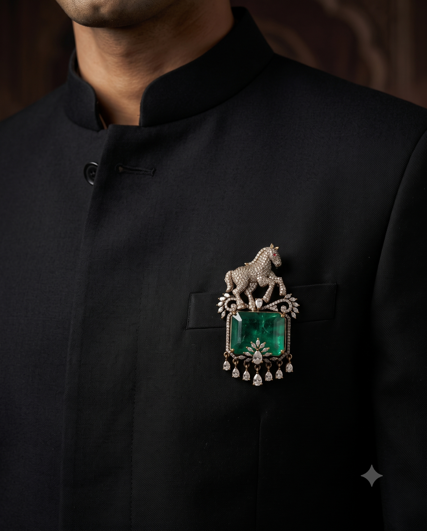Stallion Statement Brooch