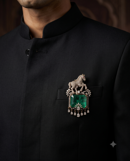 Stallion Statement Brooch