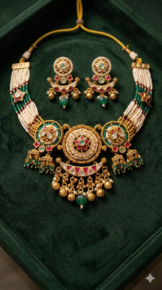 Meher Polki Choker Set