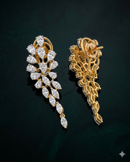 Pure Silver Dual Flame Drops
