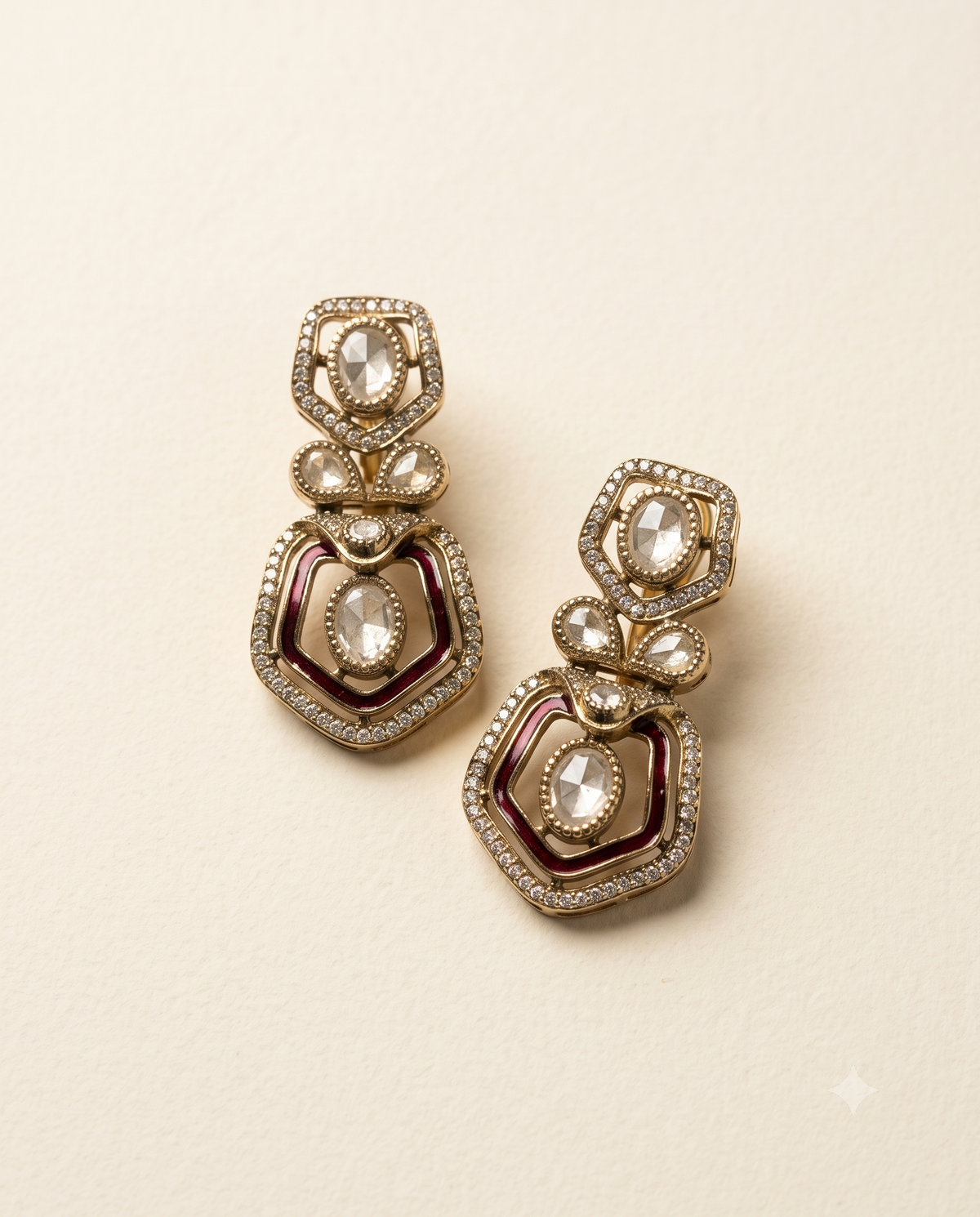 Golden Noir Earrings