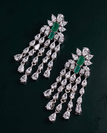 Emerald Cascade Necklace Set