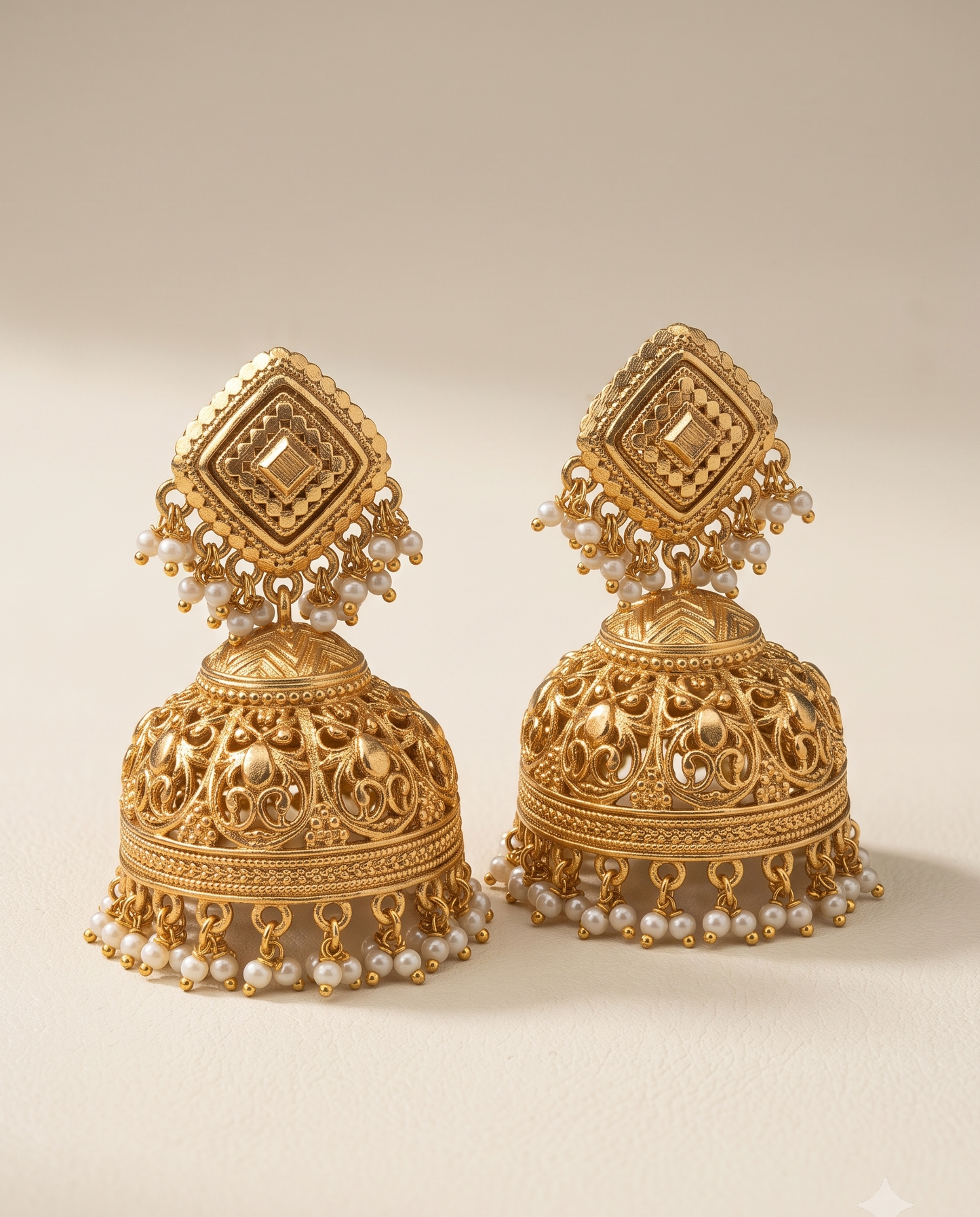 Royal Temple Jhumkas