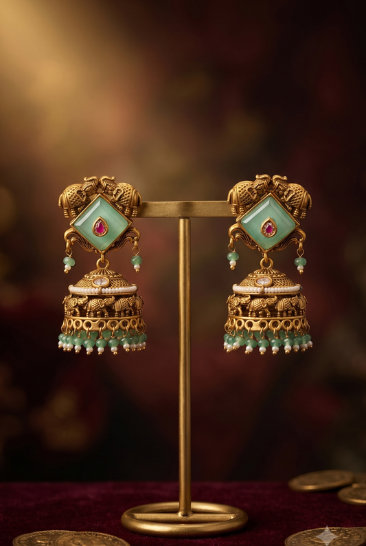 Vibrant Virasat Jhumkas