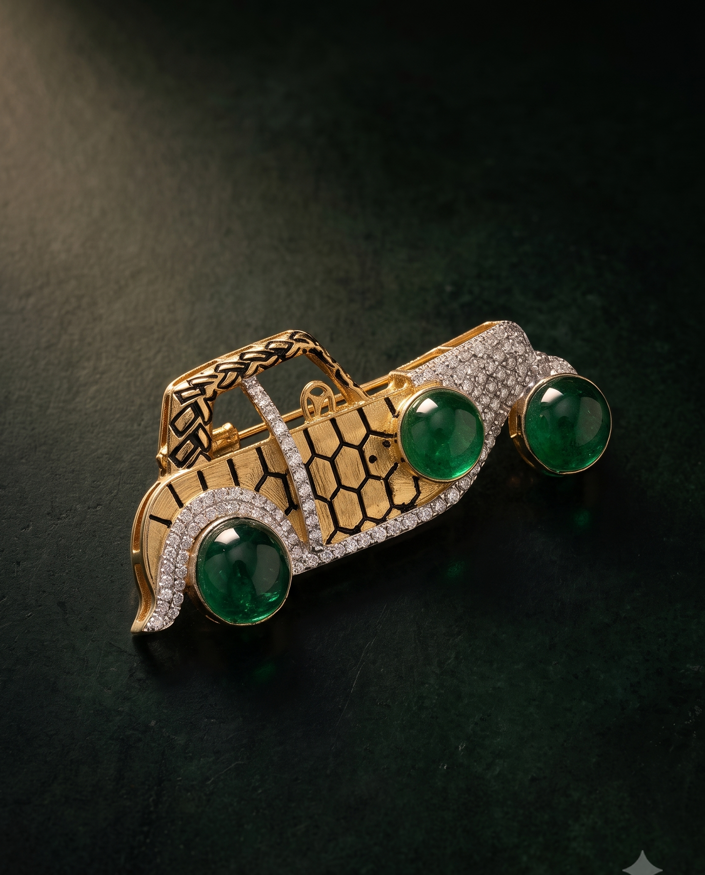 Pure Silver Vintage Brooch