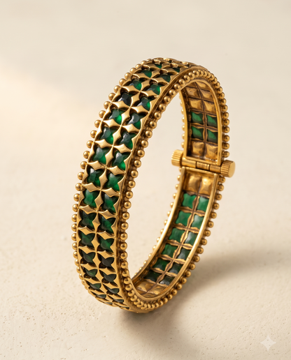 Golden Green Bracelet