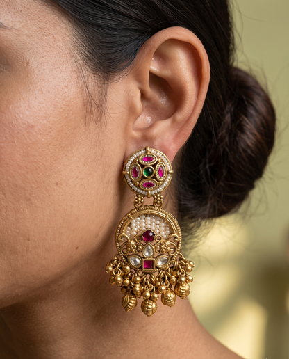 Dual Heritage Jhumkas