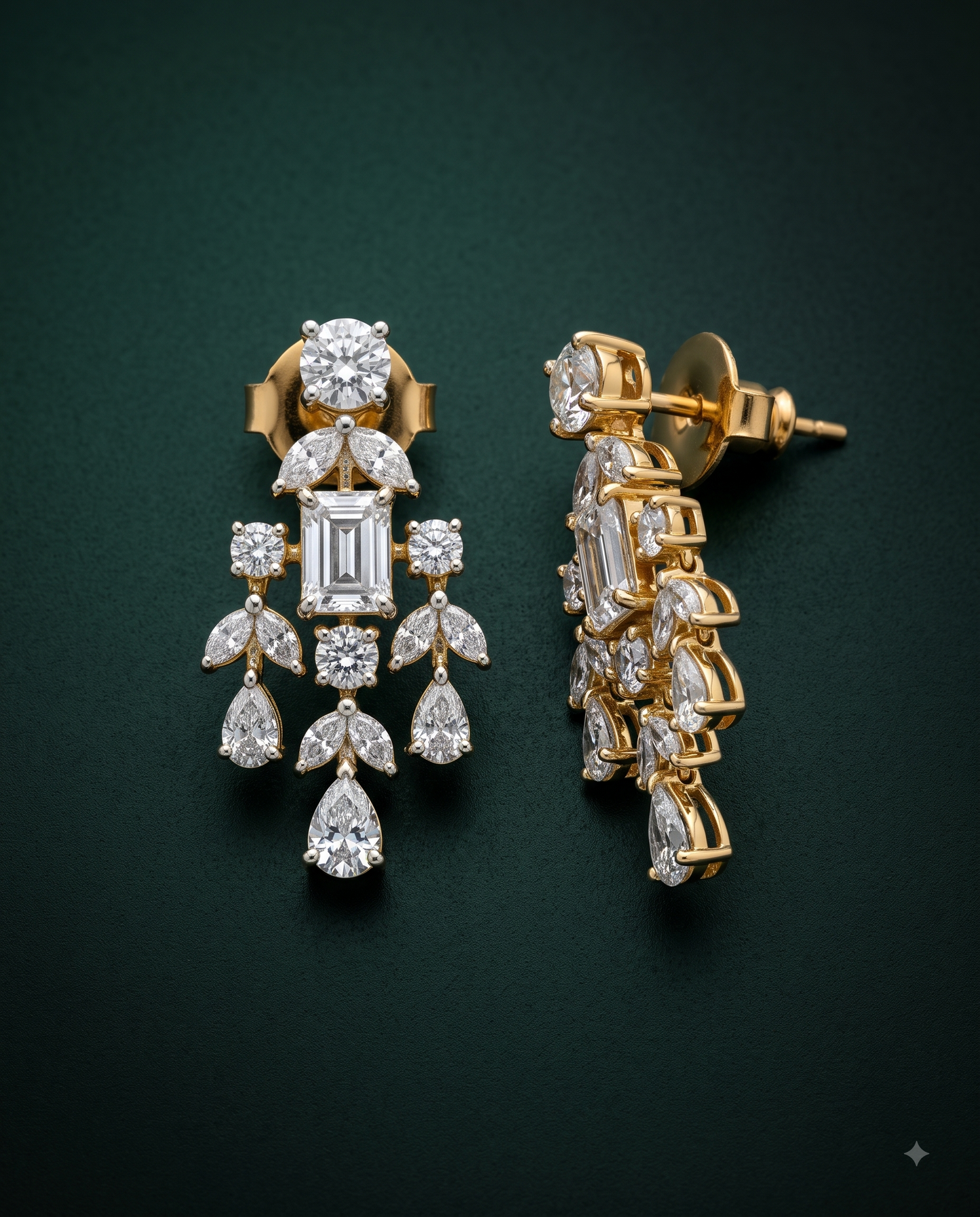 Pure Silver Radiant Earrings