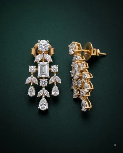 Pure Silver Radiant Earrings