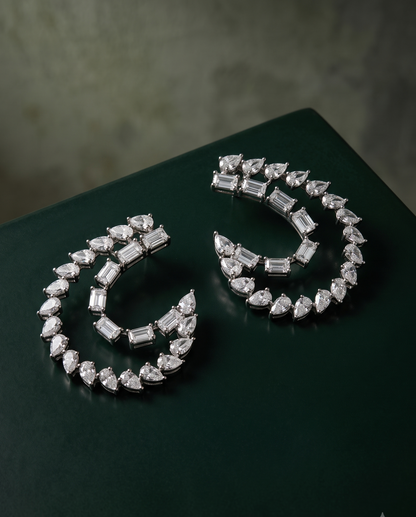 Radiant Spiral Earrings