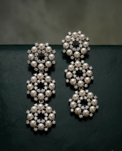 Pearl Motif Danglers