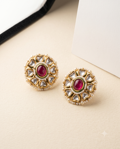 Meena Polki Studs