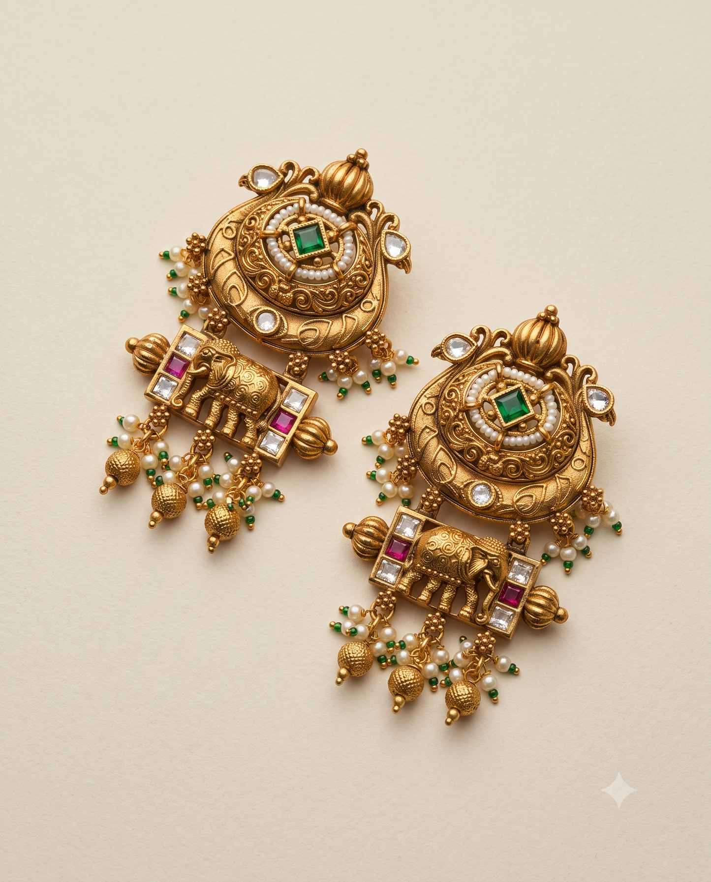 Golden Gulnaar Earrings
