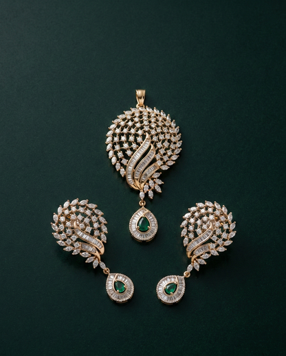 Radiant Mayur Pendant set