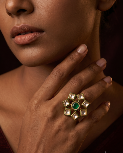 Celestial Polki Ring