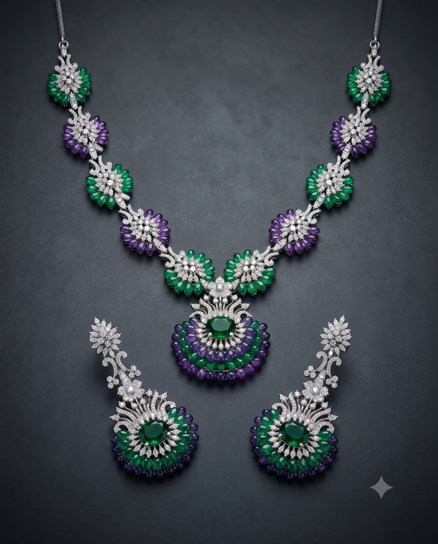 Bold Blossom Necklace set