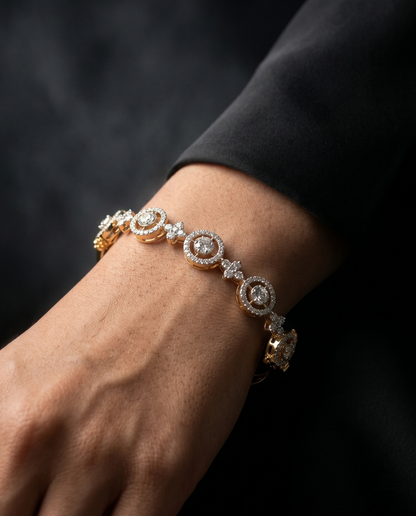 Pure Silver Orbit Bracelet