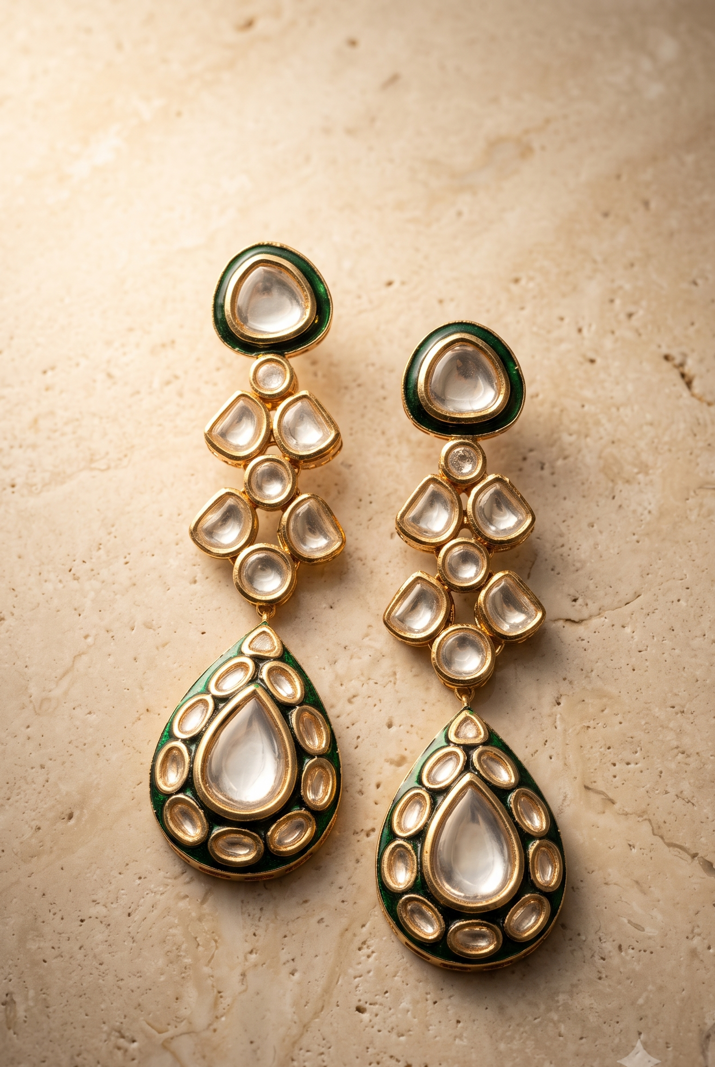 Elegant Meenakari Earrings