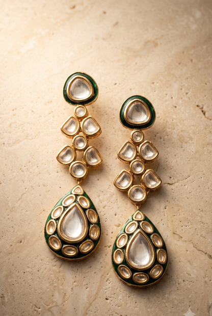 Elegant Meenakari Earrings