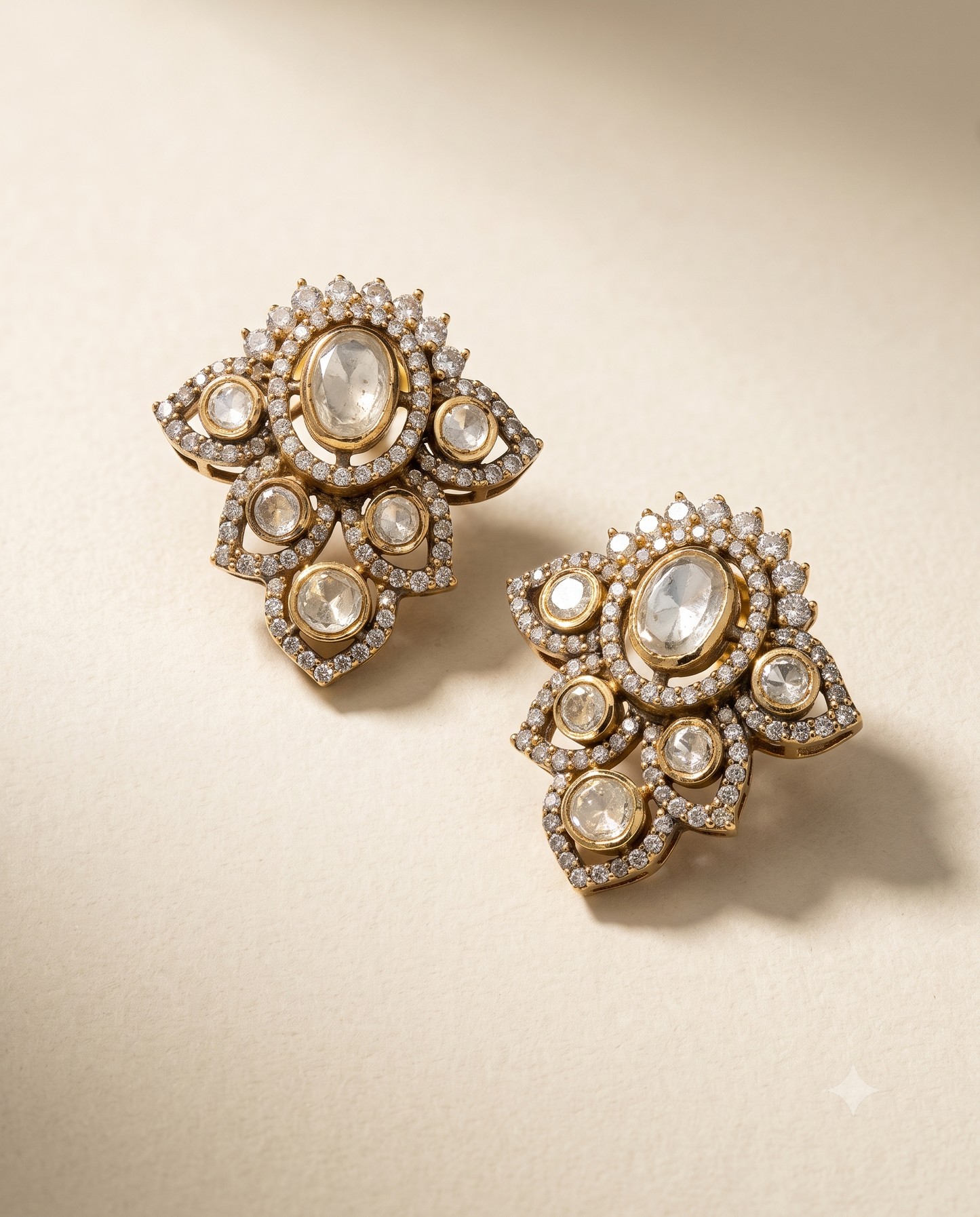 Polki Rivaaz Studs